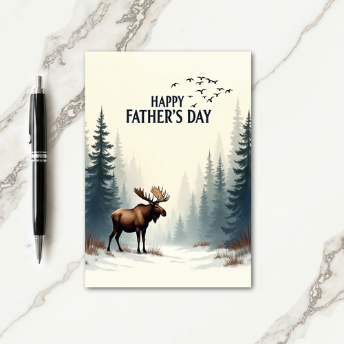 Forest Animal Fathers Day Card