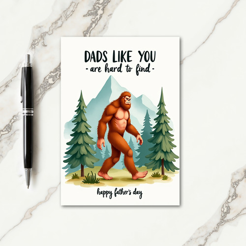 Forest Dweller Fathers Day Card