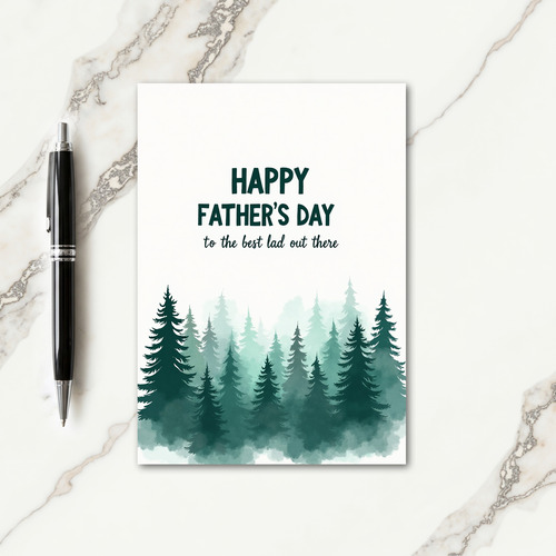Forest Fathers Day Card