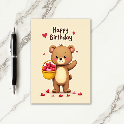Forest Friend Birthday Card