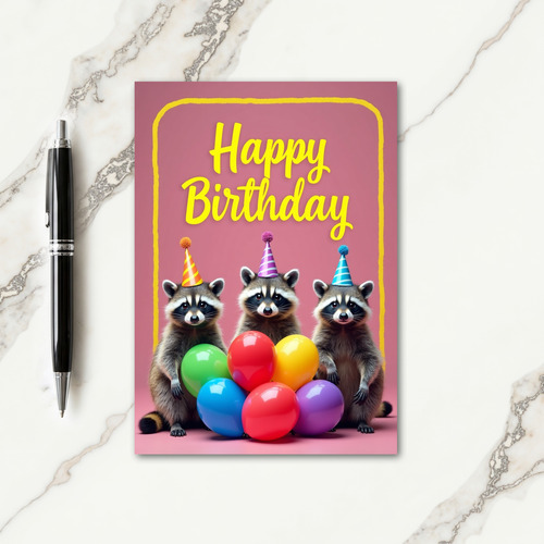 Forest Friends Birthday Card