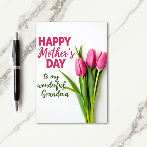 Forest Green Mothers Day Card