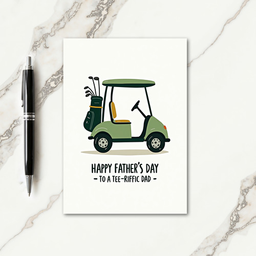 Forest Green Tools Father Card