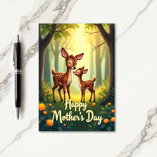 Forest Mother Love Day Card