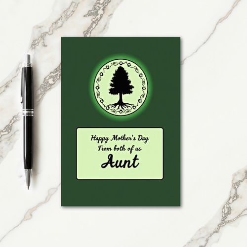 Forest Mothers Day Aunt Card