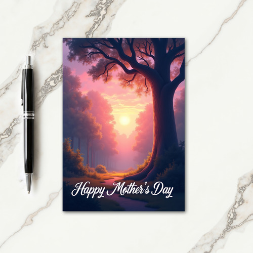 Forest Mothers Day Scene Card