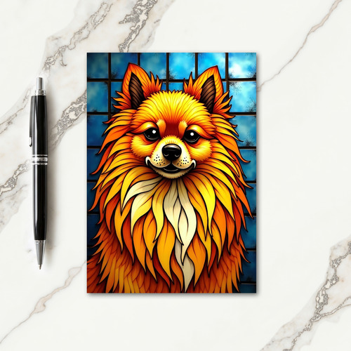Fox Art Fathers Day Card