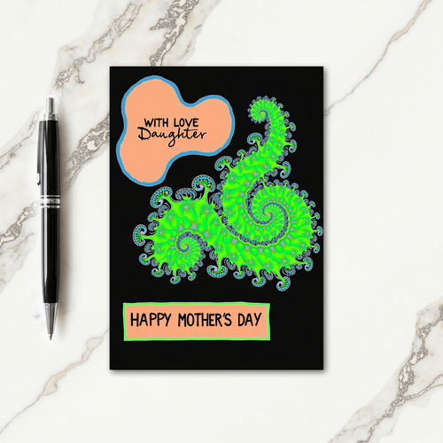 Fractal Sweet Mothers Day Card