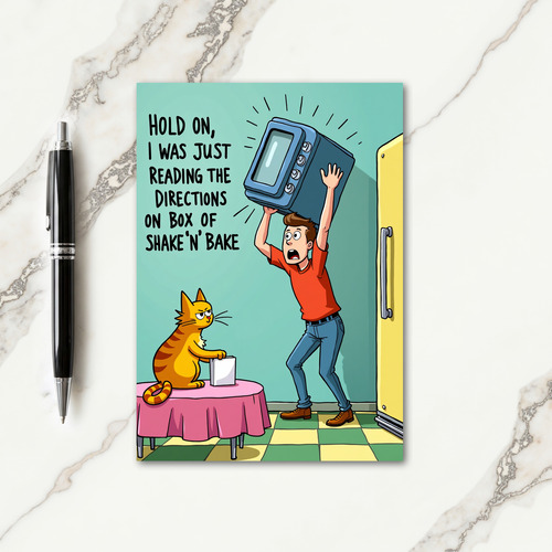 Frantic Fathers Day Moment Card