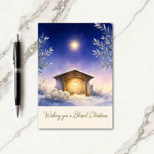 Free Christian Christmas Greetings Card