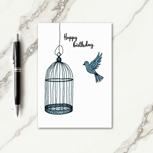 Free Spirit Birthday Card