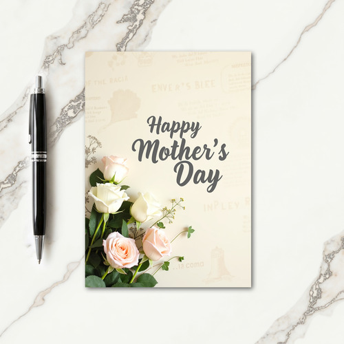 Fresh Floral Mothers Day Card