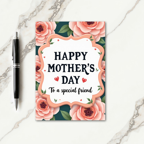 Friend Affection Mothers Day Card