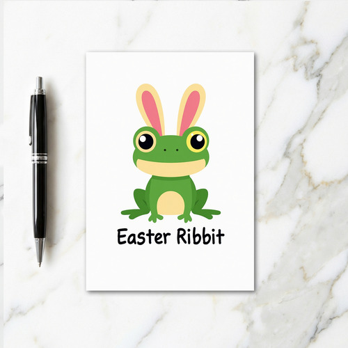 Friendly Amphibian Greeting Card