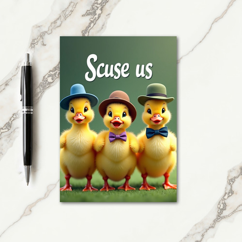 Friendly Avian Greetings Card