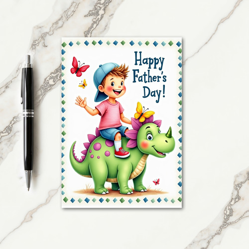 Friendly Beast Fathers Day Card