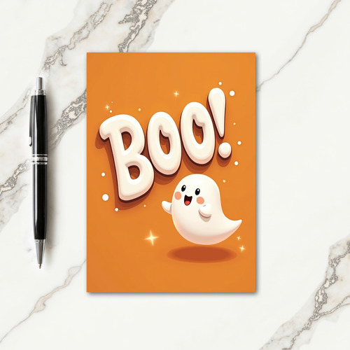 Friendly Boo Card