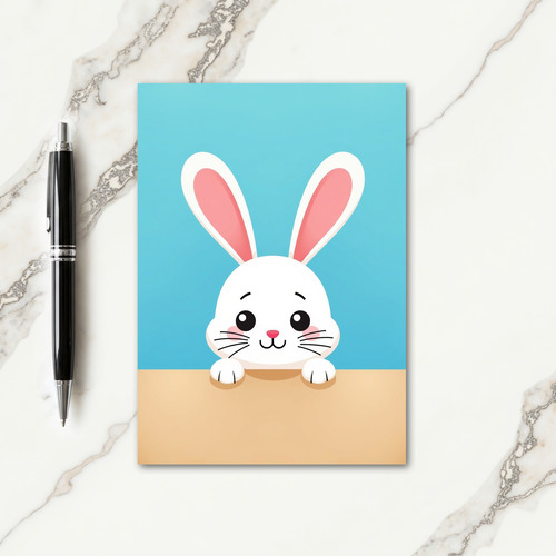 Friendly Bunny Art Card