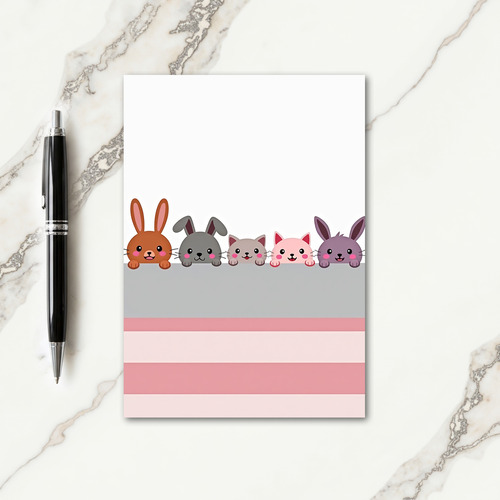 Friendly Faces Peek Card