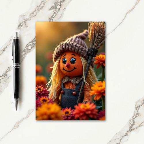 Friendly Harvest Doll Card