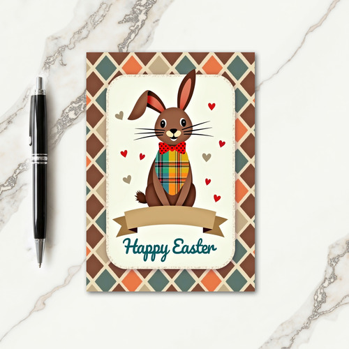 Friendly Rabbit Celebration Card