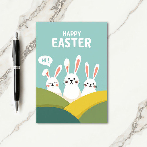 Friendly Spring Creatures Card