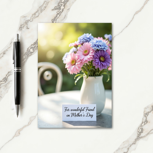 Friends Special Day Bouquet Card