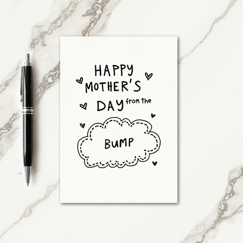 From Bump Mothers Day Cloud Card