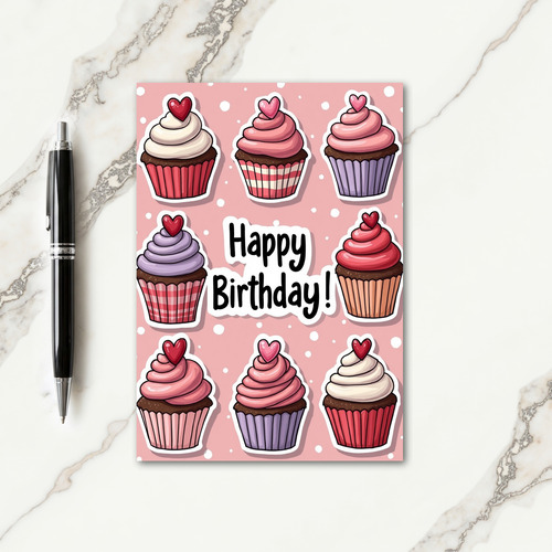 Frosted Birthday Treats Card