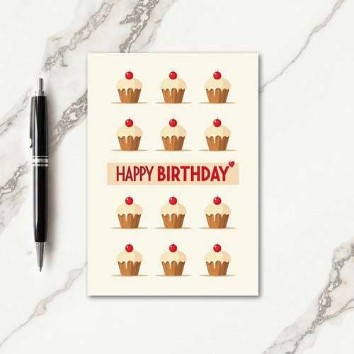 Frosted Cake Birthday Card