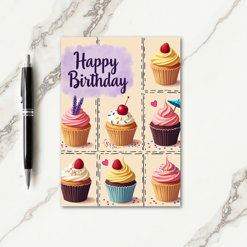 Frosted Delights Birthday Card