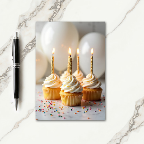 Frosted Mini Cake Birthday Card
