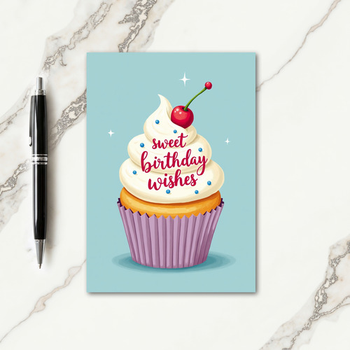 Frosted Sweet Birthday Card