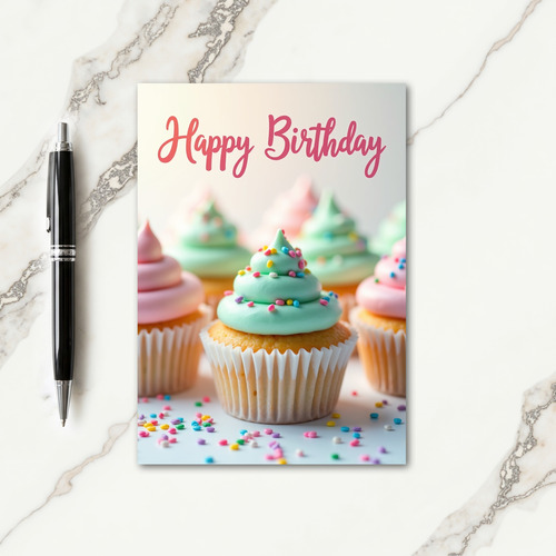 Frosted Sweets Birthday Card