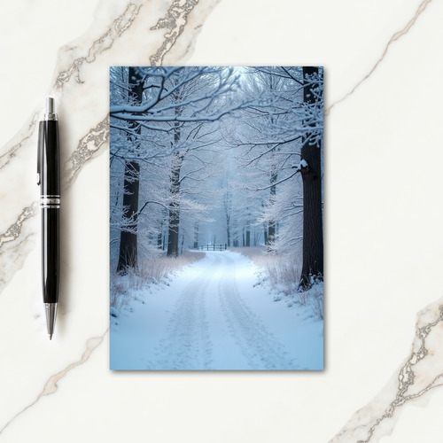Frosted Woods Christmas Card thumbnail