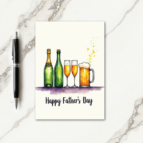 Frothy Brew Fathers Day Card