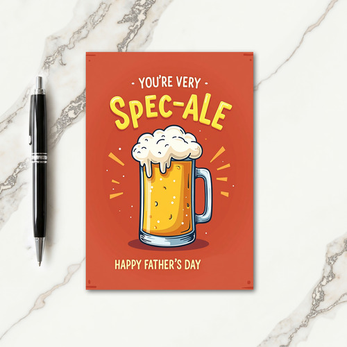 Frothy Mug Fathers Day Card