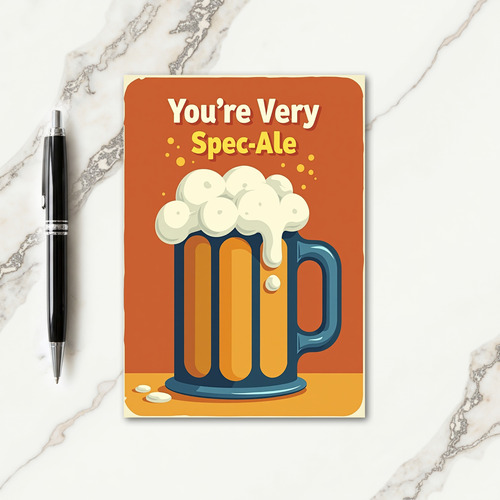 Frothy Sweet Fathers Day Card