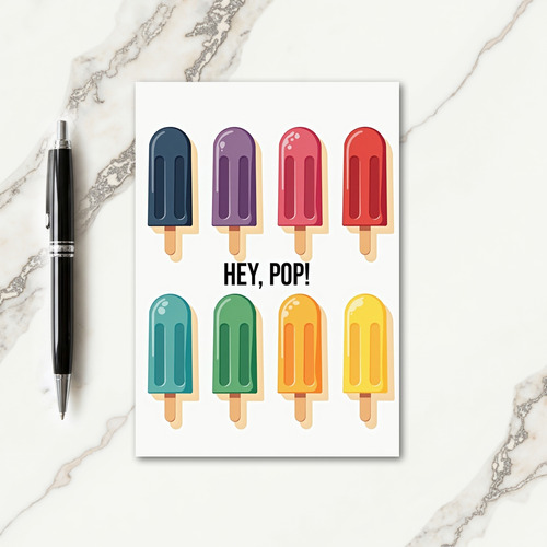Frozen Pops Fathers Day Card