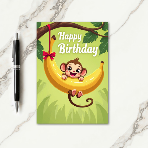 Fruit Tree Creature Birthday Card