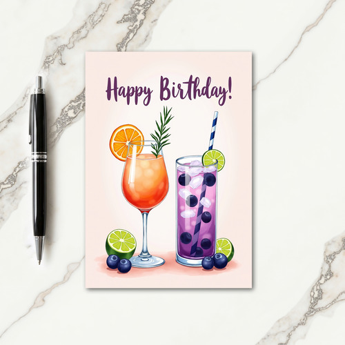 Fruity Birthday Card