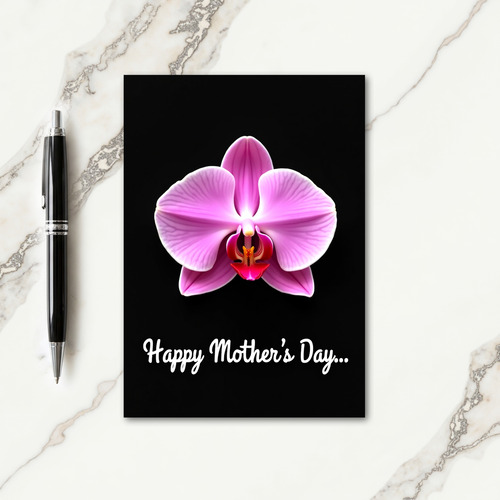 Fuchsia Bloom Mothers Day Card