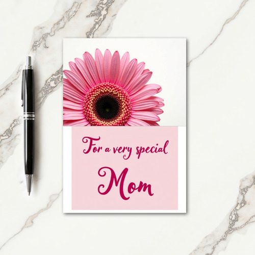 Fuchsia Blossom Mom Card