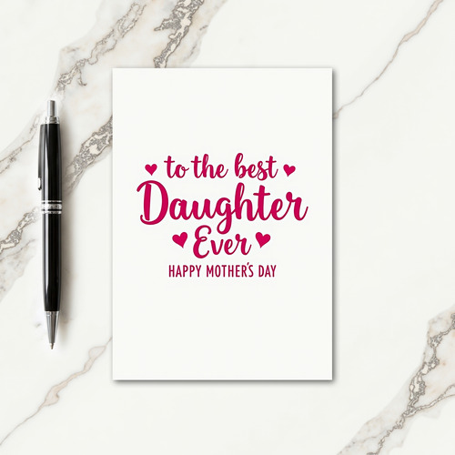 Fuchsia Daughters Day Card
