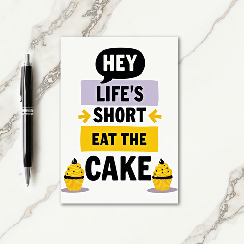 Fun Birthday Speech Bubble Card