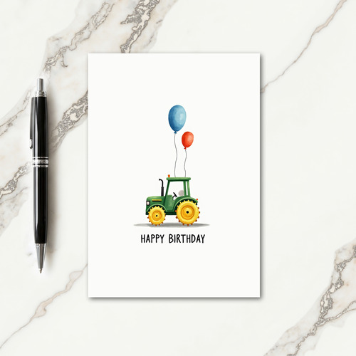 Fun Farm Birthday Card