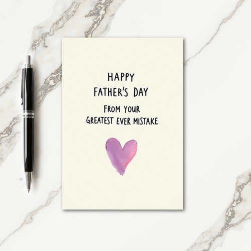 Fun Fathers Day Art Card