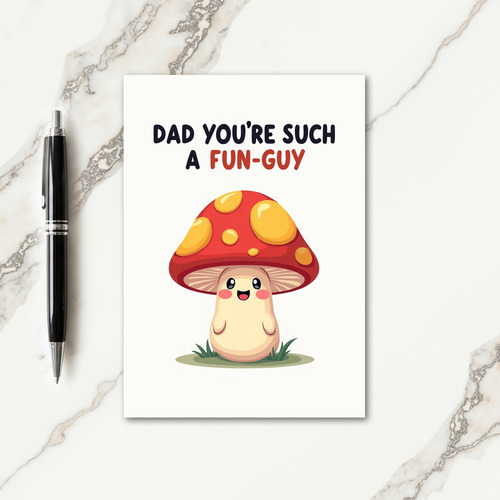 Fun Guy Fathers Day Art Card