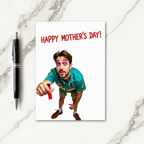 Fun Mothers Day Portrait Card