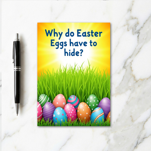 Fun Spring Question Card